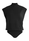Alaïa Wool Bodysuit In Black