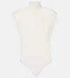 Alaïa Wool Bodysuit In White
