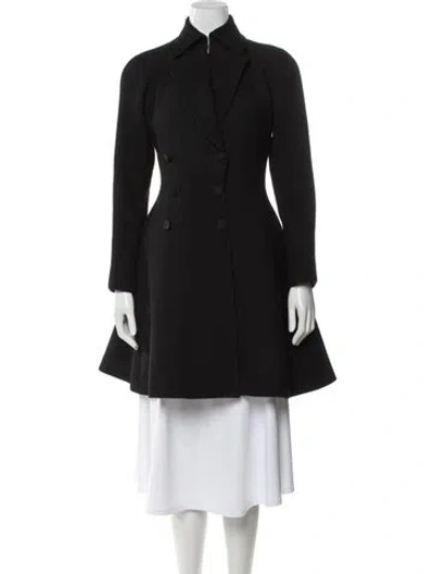 Pre-owned Alaïa Wool Coat In Black