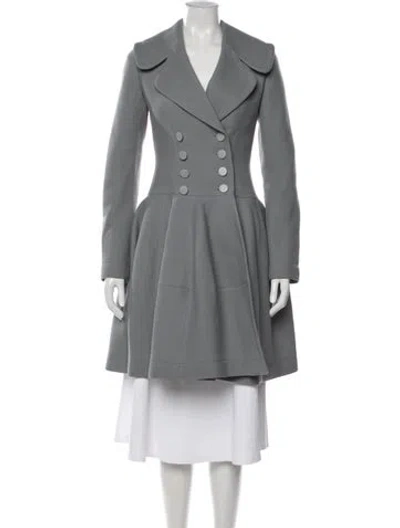 Pre-owned Alaïa Wool Coat In Gray