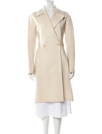 Pre-owned Alaïa Wool Coat In Neutral