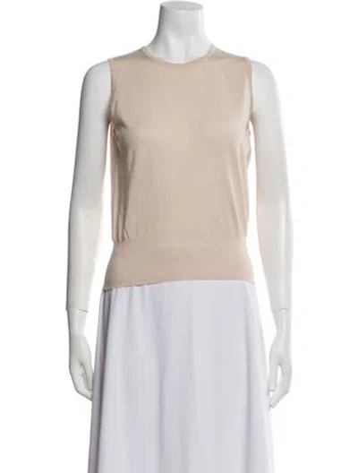 Pre-owned Alaïa Wool Crew Neck Sweater In Green