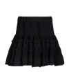 Alaïa Wool Crinoline Skirt In Black