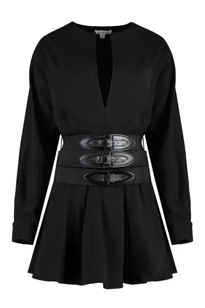 Alaïa Wool Dress In Black