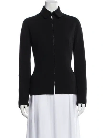 Pre-owned Alaïa Wool Evening Jacket In Black