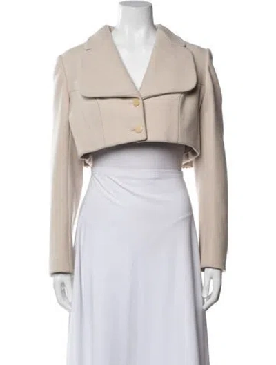 Pre-owned Alaïa Wool Jacket In Neutrals