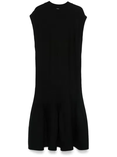 ALAÏA ALAÏA WOOL MIDI DRESS