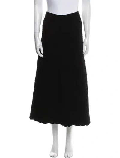 Pre-owned Alaïa Wool Midi Length Skirt In Multi
