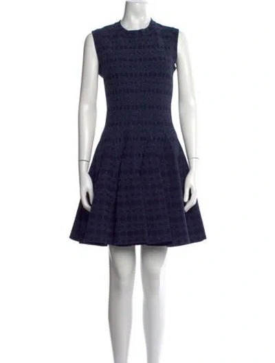 Pre-owned Alaïa Wool Mini Dress