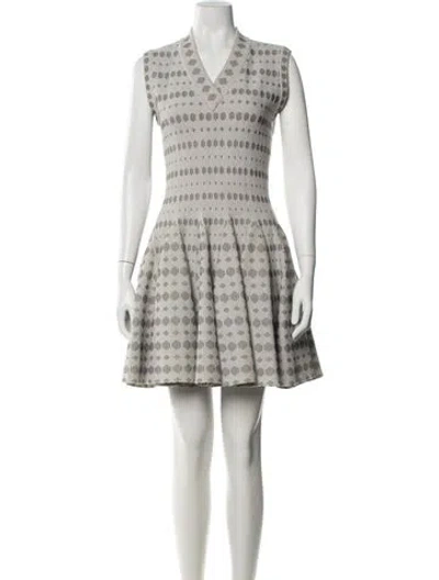 Pre-owned Alaïa Wool Mini Dress