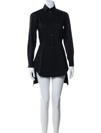 Pre-owned Alaïa Wool Mini Dress In Black