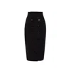 Alaïa Archetypes Pointelle-knit Mini Dress In Black