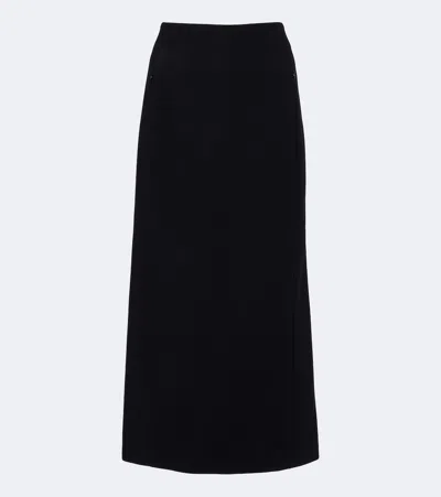 Alaïa Wool Pencil Skirt In Black