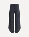 Alaïa Wool Petal Pants In Gray