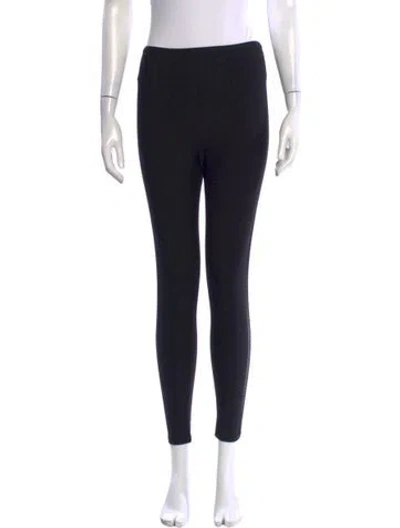 Pre-owned Alaïa Wool Skinny Leg Pants In Black