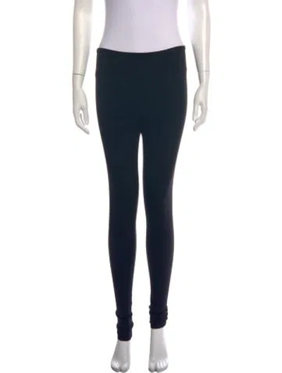 Pre-owned Alaïa Wool Skinny Leg Pants In Black