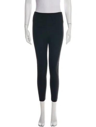 Pre-owned Alaïa Wool Skinny Leg Pants In Blue