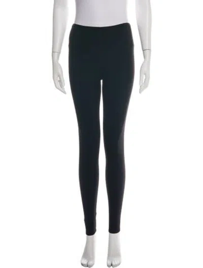 Pre-owned Alaïa Wool Skinny Leg Pants In Blue