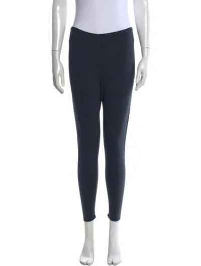 Pre-owned Alaïa Wool Skinny Leg Pants In Blue