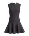 Alaïa Rib-knit Mini Dress In Black