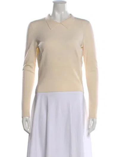 Pre-owned Alaïa Wool Sweater In Neutral