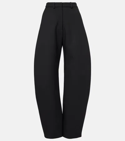 ALAÏA ALAIA WOOL WIDE-LEG PANTS