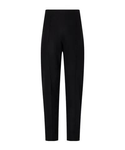 Alaïa Wool-felt Tapered Pants In Black
