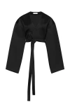 Alaïa Wrap Jacket In Black