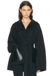 Alaïa Wrap Jacket In Black