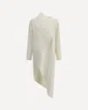 Alaïa Women Wrap Robe Coat In White