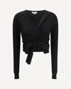 Alaïa Wrap Top In Black