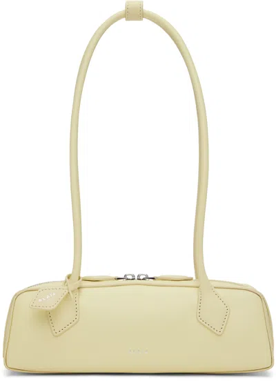 Alaïa Yellow 'le Teckel' Small Bag In 243 - Jaune Clair