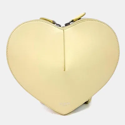 Pre-owned Alaïa Yellow Leather Heartback