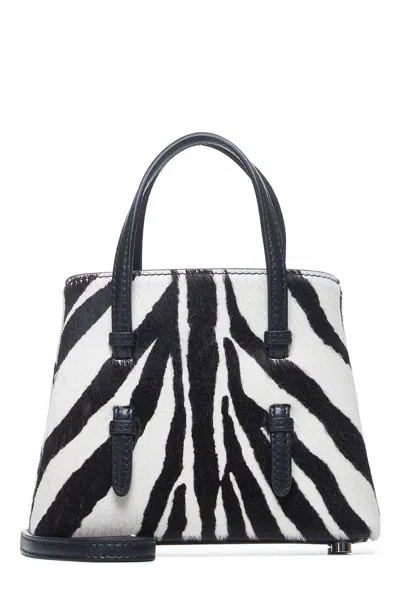 Alaïa Zebra Printed Top Handle Bag In Multi