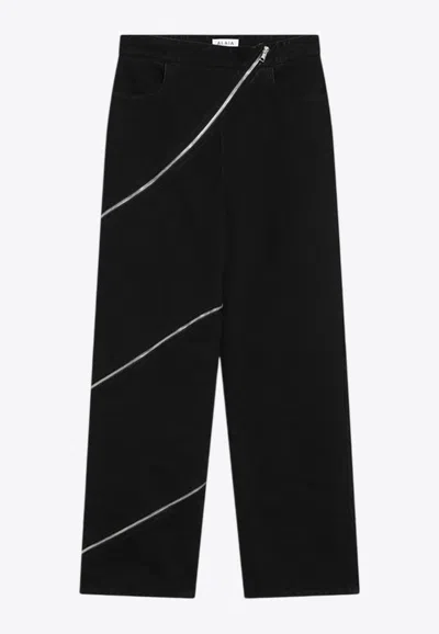 ALAÏA ZIP SPIRAL JEANS