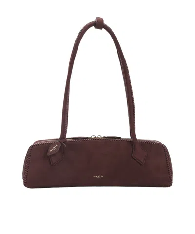 Alaïa Zipper Handbag In Red