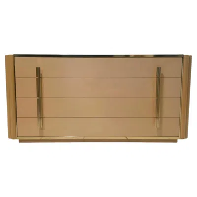 Pre-owned Alain Delon Chest Of Drawers By  For Maison Jansen In Brown