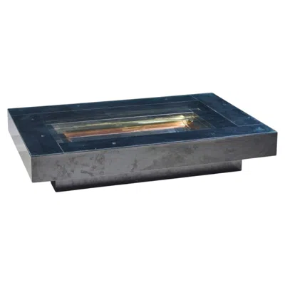 Pre-owned Alain Delon For Maison Jansen Mid Century Brass, Chrome, Lacquered Coffee Table In Black