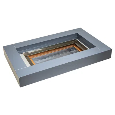 Pre-owned Alain Delon Rectangular Coffee Table, Designed By  For Maison Jansen, France In Gray