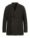 Alain Fracassí Man Blazer Military Green Size 38 Cashmere In Green