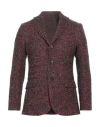 Alain Fracassí Man Blazer Red Size 36 Virgin Wool In Red