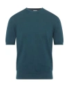 Alain Fracassí Man Sweater Deep Teal Size 42 Cotton In Green