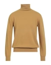 Alain Fracassí Man Turtleneck Mustard Size Xl Cashmere In Yellow