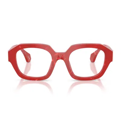 Alain Mikli A03510x 0486 Rouge Nacree Glasses In Red