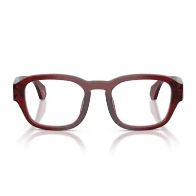 Alain Mikli A03512m 0927 Bordeaux Trasparente Glasses In Red