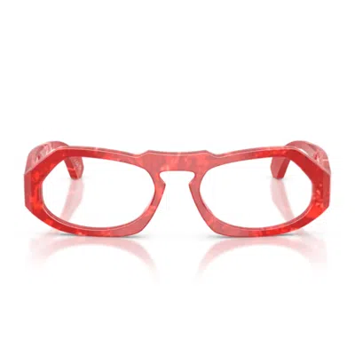 Alain Mikli A03547 0486 Rouge Nacree Glasses In Red