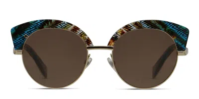 Alain Mikli A04007 Multicolor,blue,brown,gold