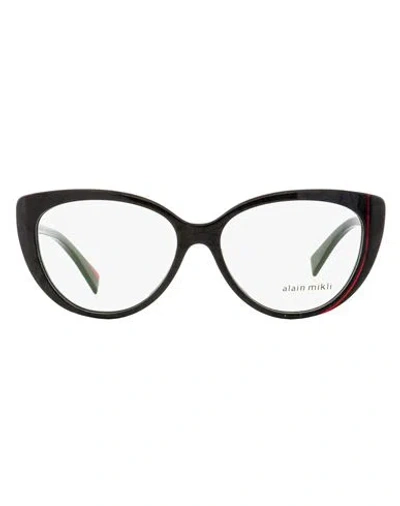 Alain Mikli A03084 Eyeglasses Woman Eyeglass Frame Black Size 55 Acetate