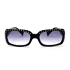 Alain Mikli Black A0495 Rectangular Sunglasses In Black