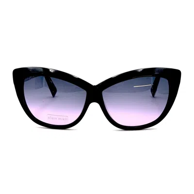Alain Mikli Black Al1313 Acetate Cat-eye Sunglasses In Purple
